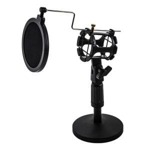 پایه میکروفون رومیزی پاپ فیلتر دار مدل PS-4